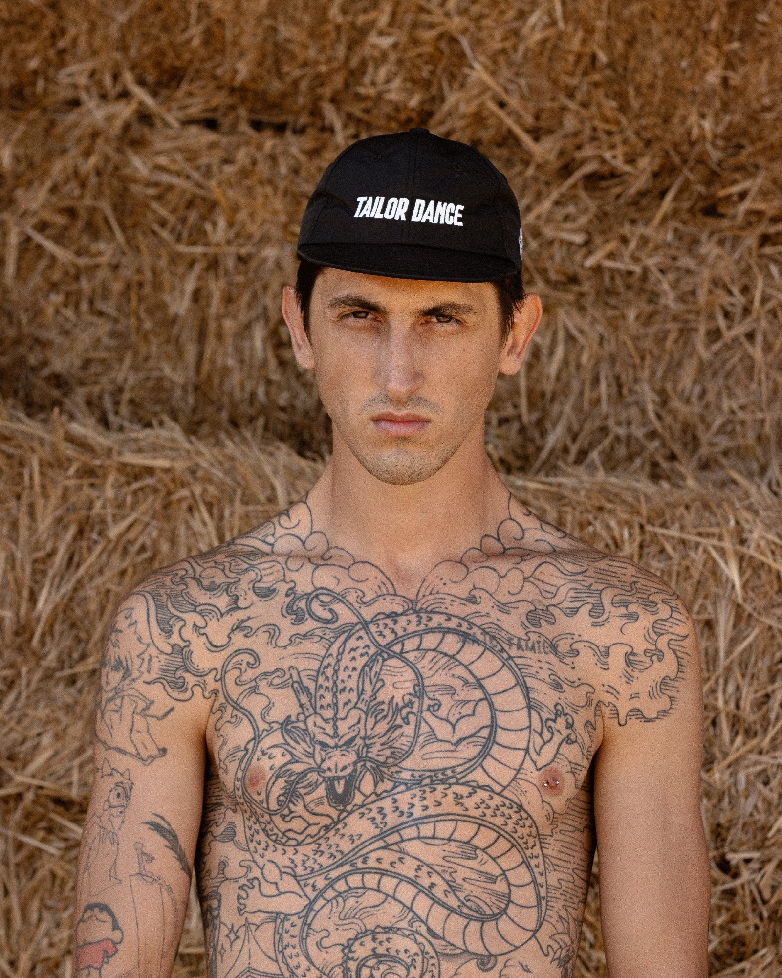 Gorra plana 6 paneles Negro - Tailor Dance