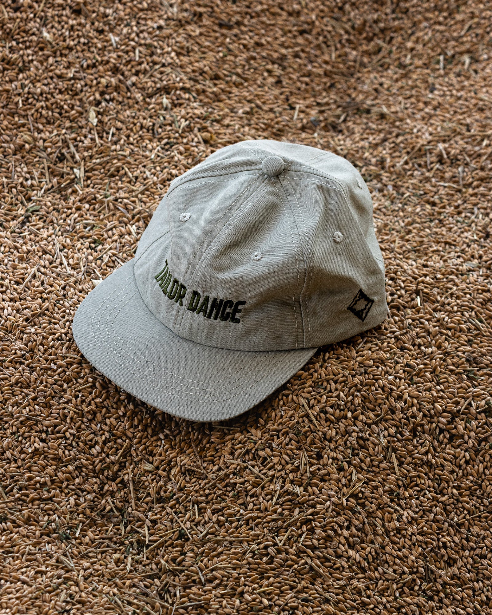 Gorra plana 6 paneles Pastel Crema - Tailor Dance