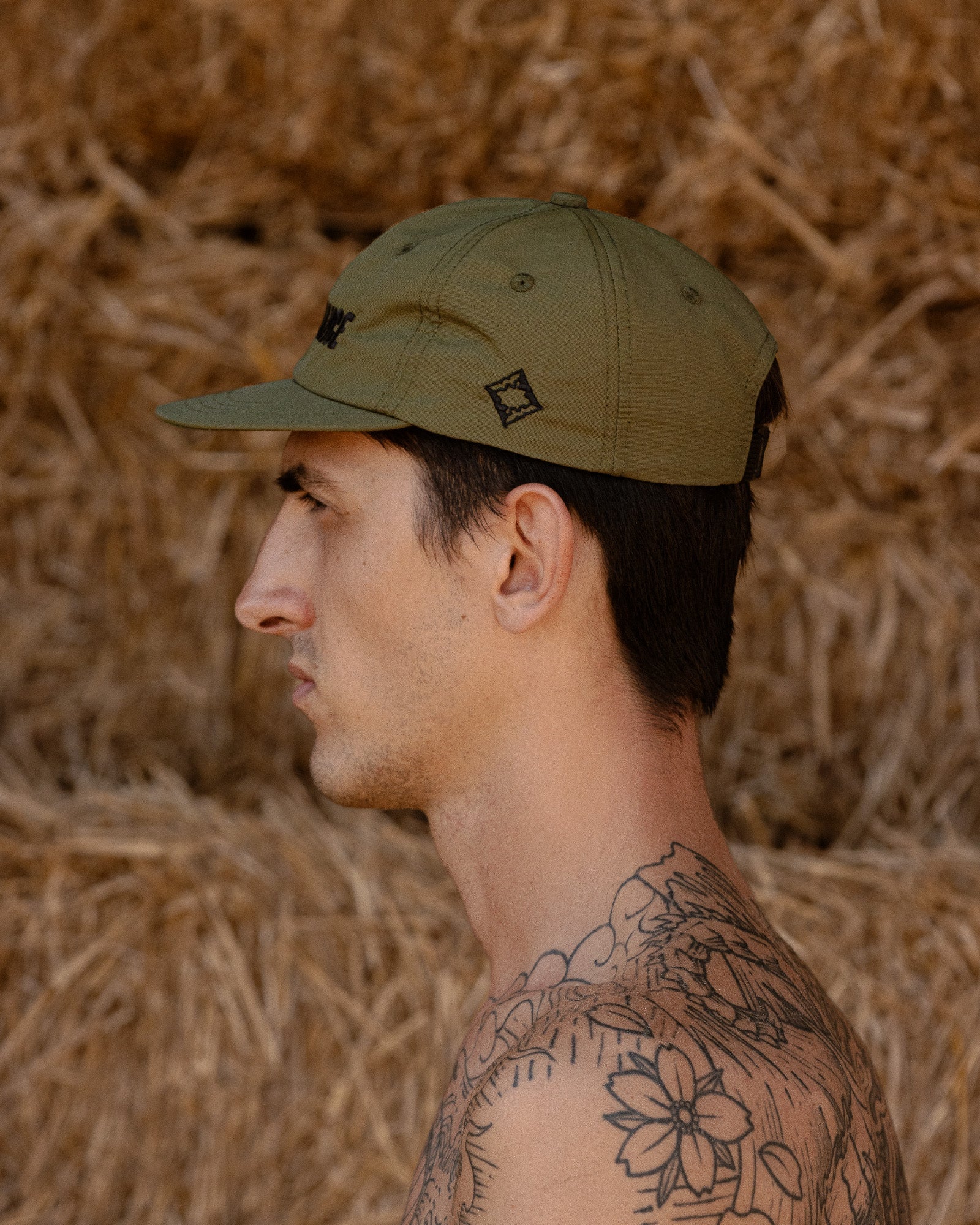 Gorra plana 6 paneles Verde Oscuro - Tailor Dance