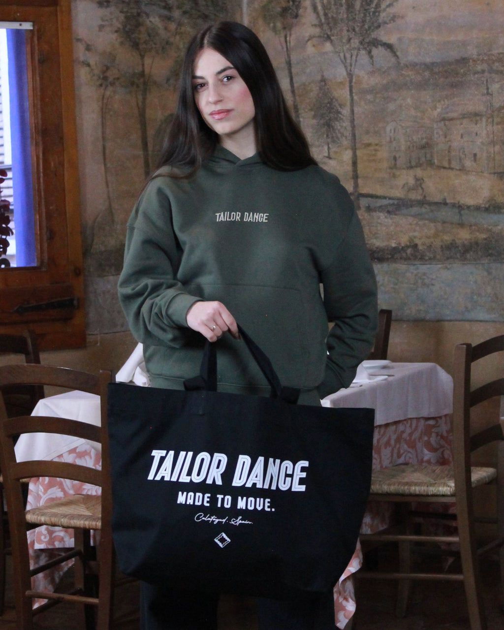 Mega Tote Bag Negra - Tailor Dance