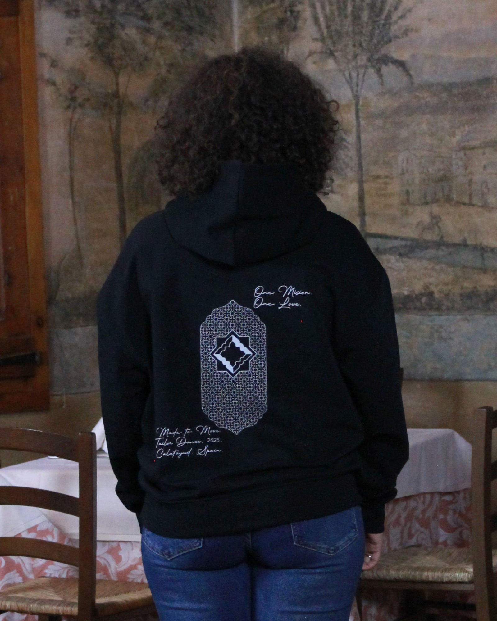 Sudadera Mudejar Chica Negra - Tailor Dance