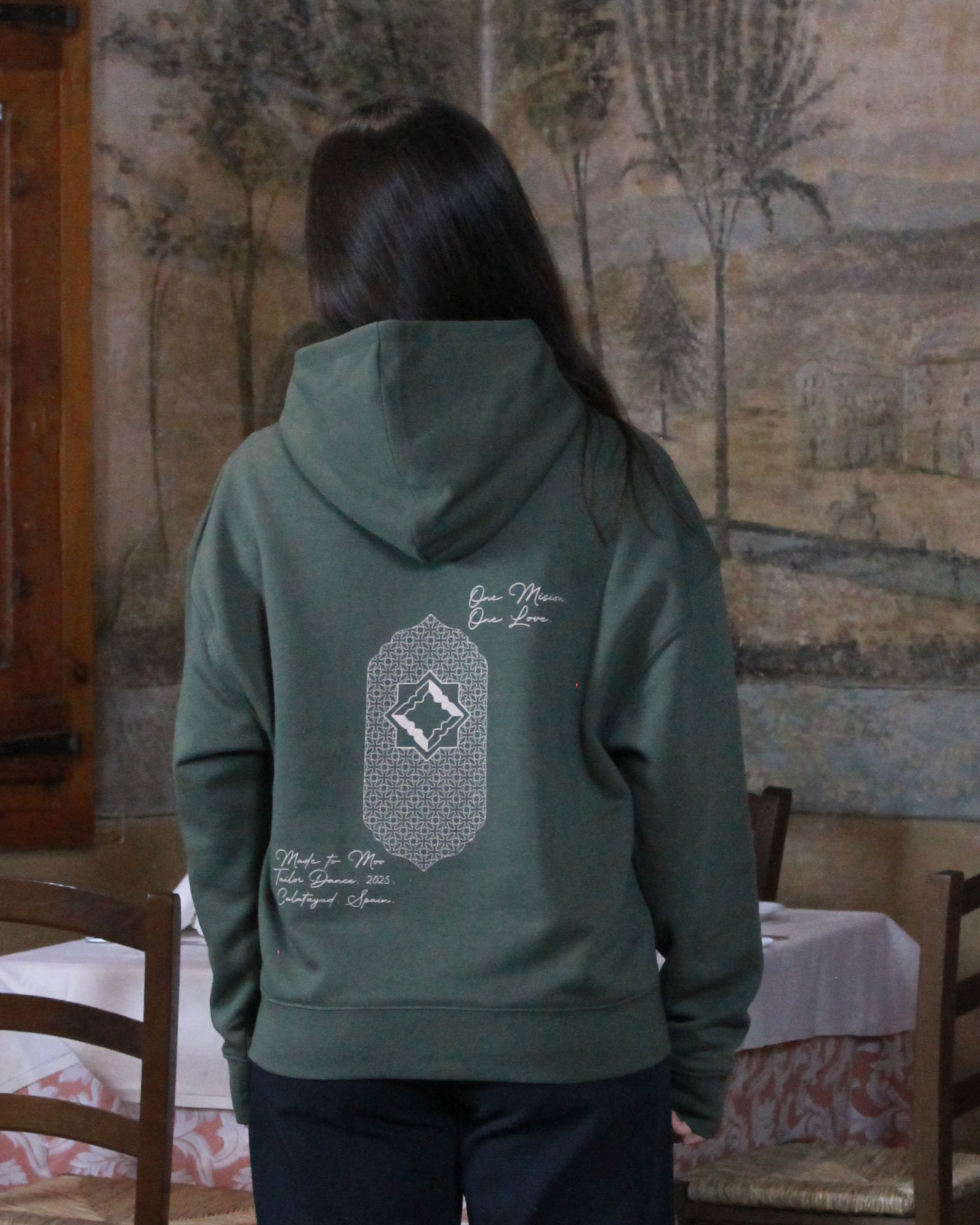 Sudadera Mudejar Chica Verde - Tailor Dance