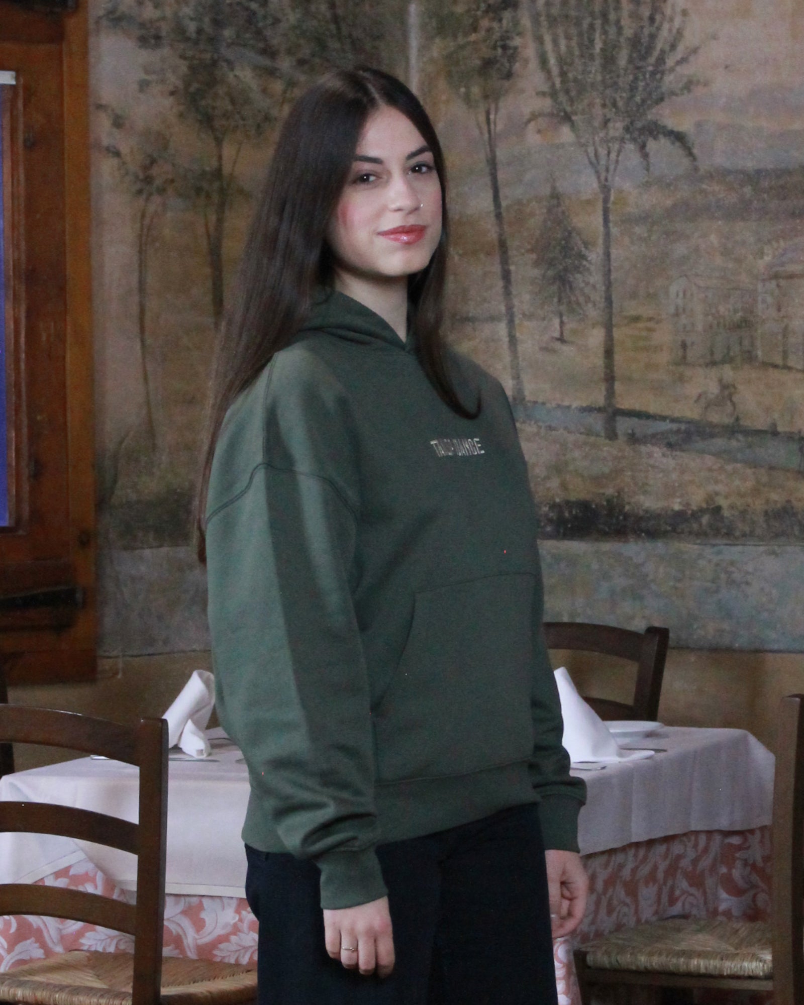 Sudadera Mudejar Chica Verde - Tailor Dance