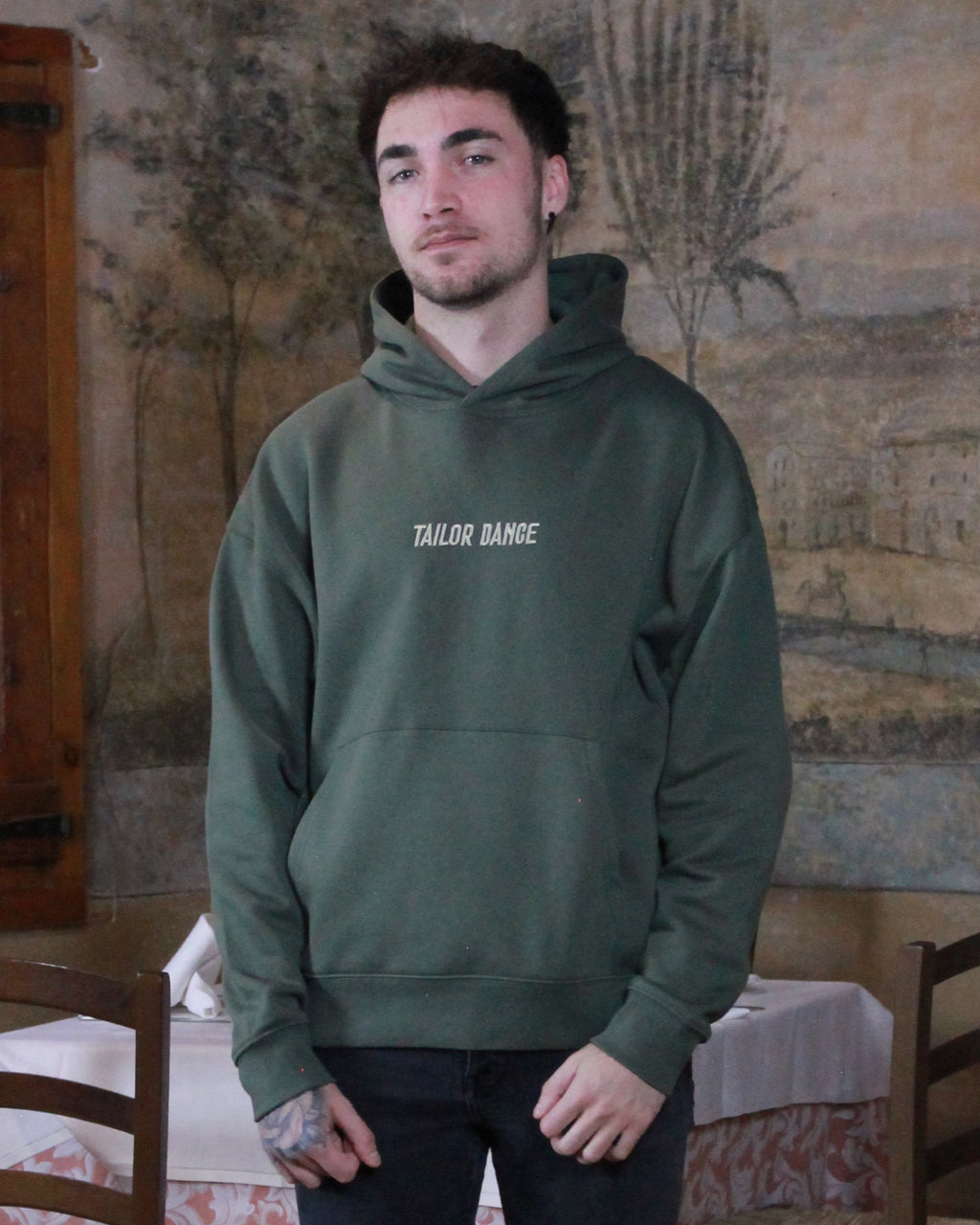 Sudadera Mudejar Hombre Verde - Tailor Dance