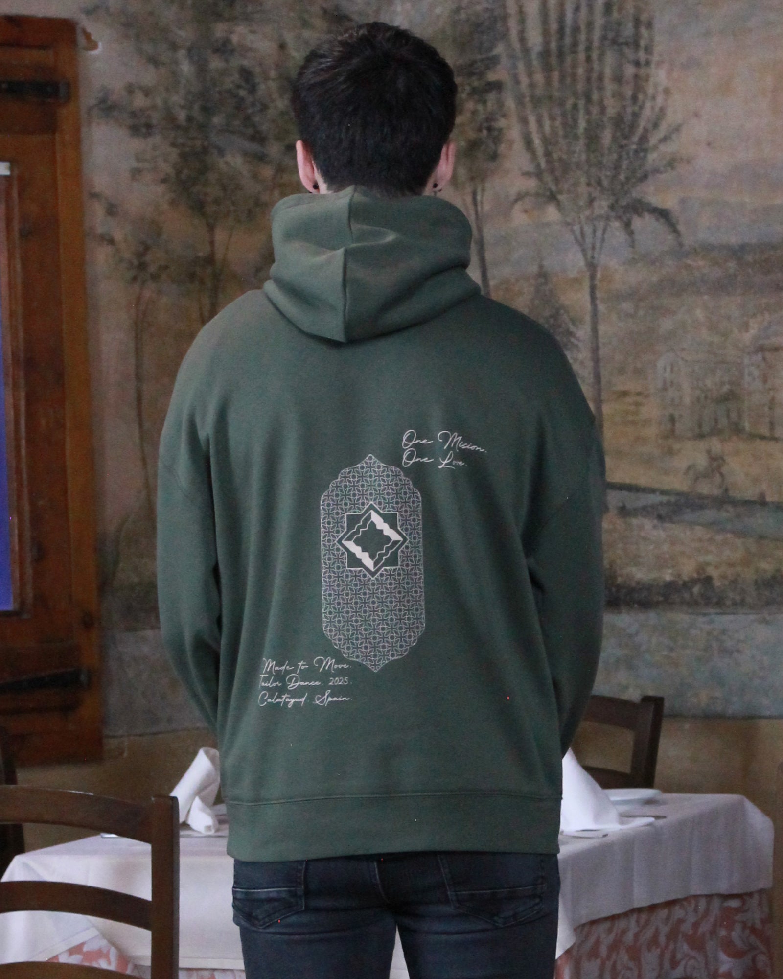 Sudadera Mudejar Hombre Verde - Tailor Dance