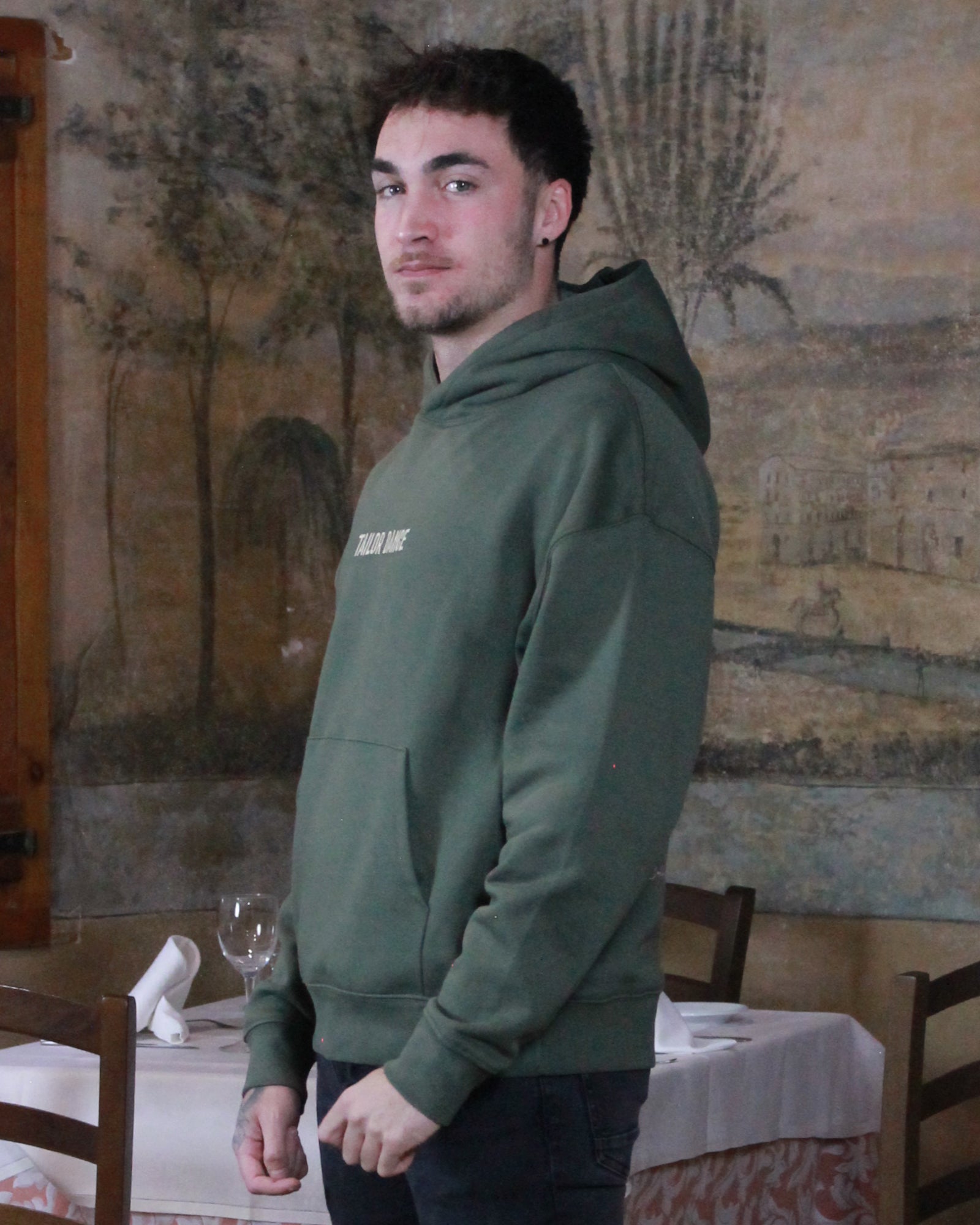 Sudadera Mudejar Hombre Verde - Tailor Dance